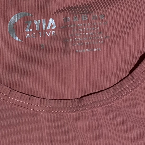 Zyia Premium Ribbed Tank in Poppy size Small - Picture 6 of 6